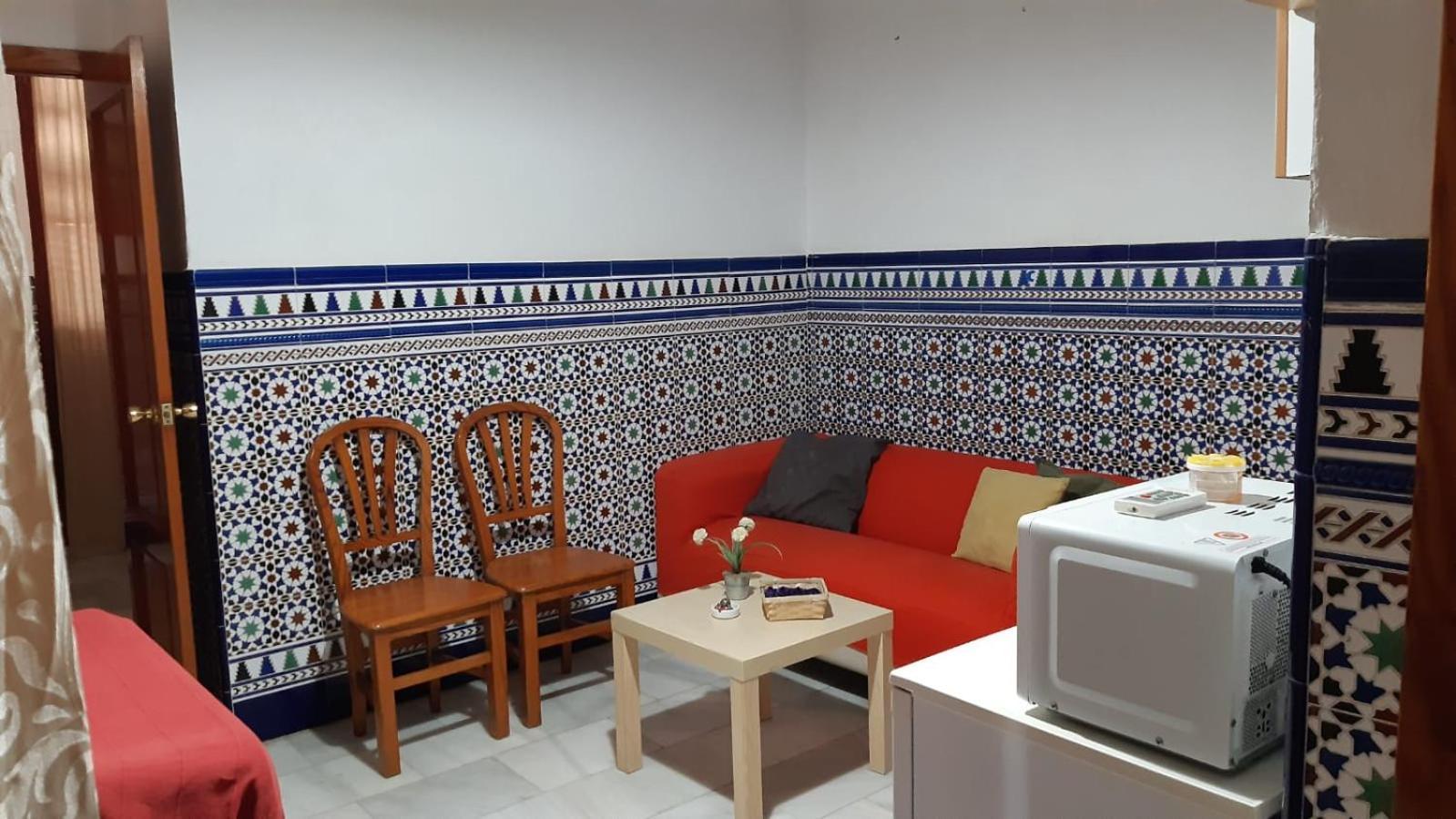 Apartamento Calle Feria Sevilla Bagian luar foto